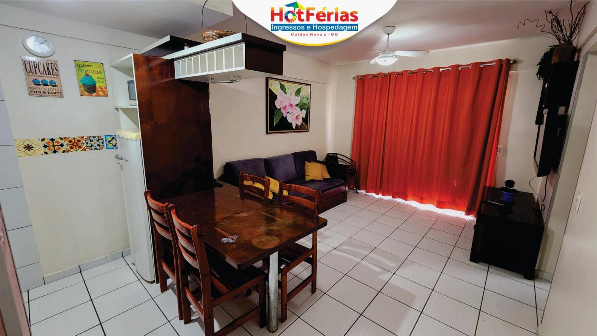 Flat Paradise, Piscinas Termais, Proximo Ao Centro - Hotferias Caldas Novas Eksteriør billede