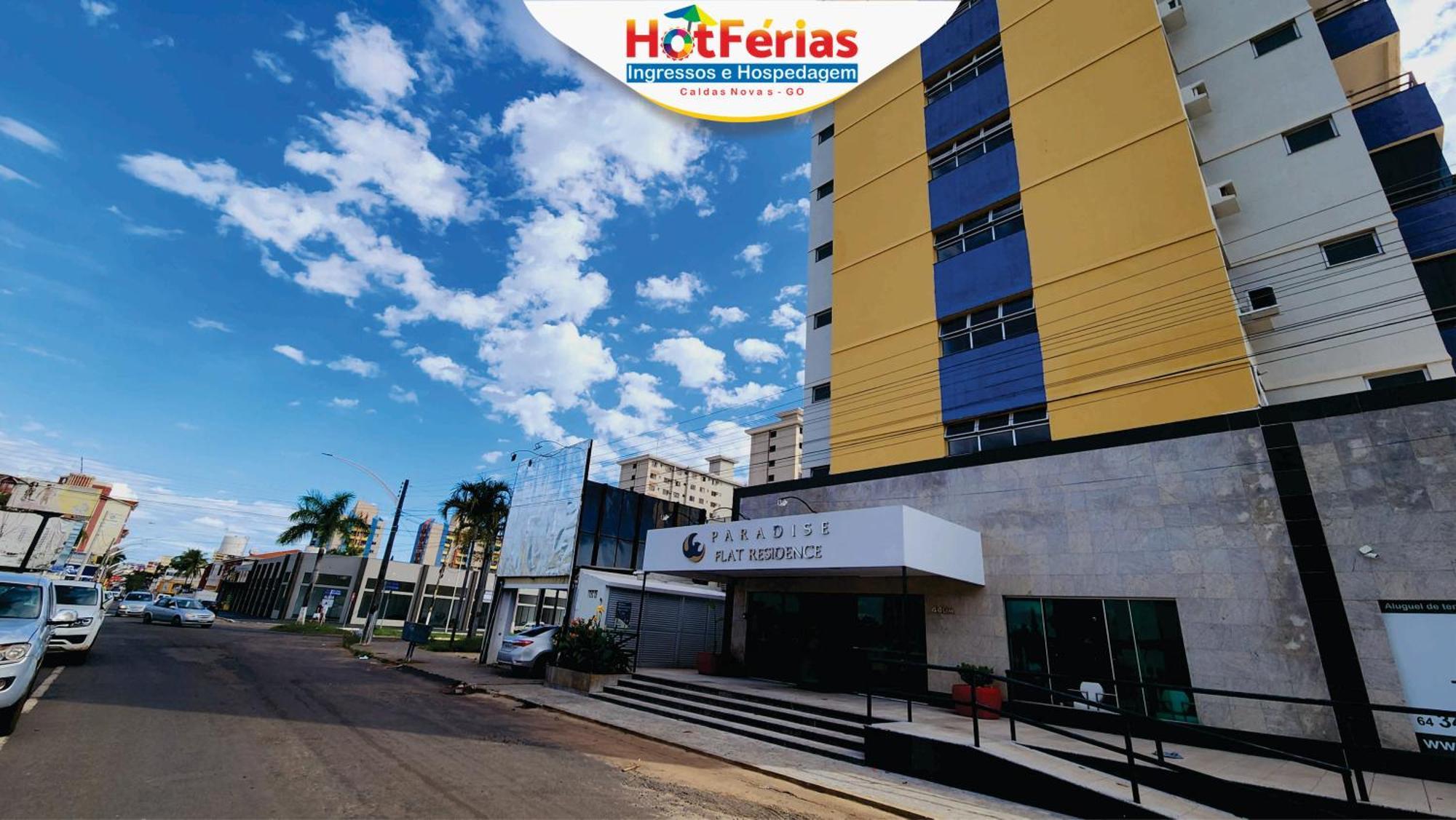 Flat Paradise, Piscinas Termais, Proximo Ao Centro - Hotferias Caldas Novas Eksteriør billede