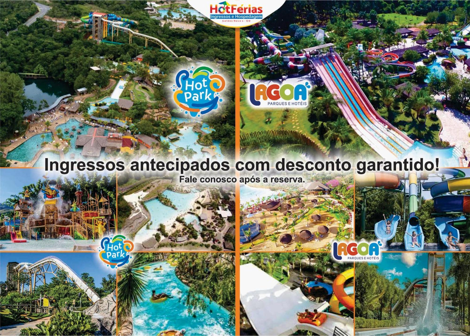 Flat Paradise, Piscinas Termais, Proximo Ao Centro - Hotferias Caldas Novas Eksteriør billede