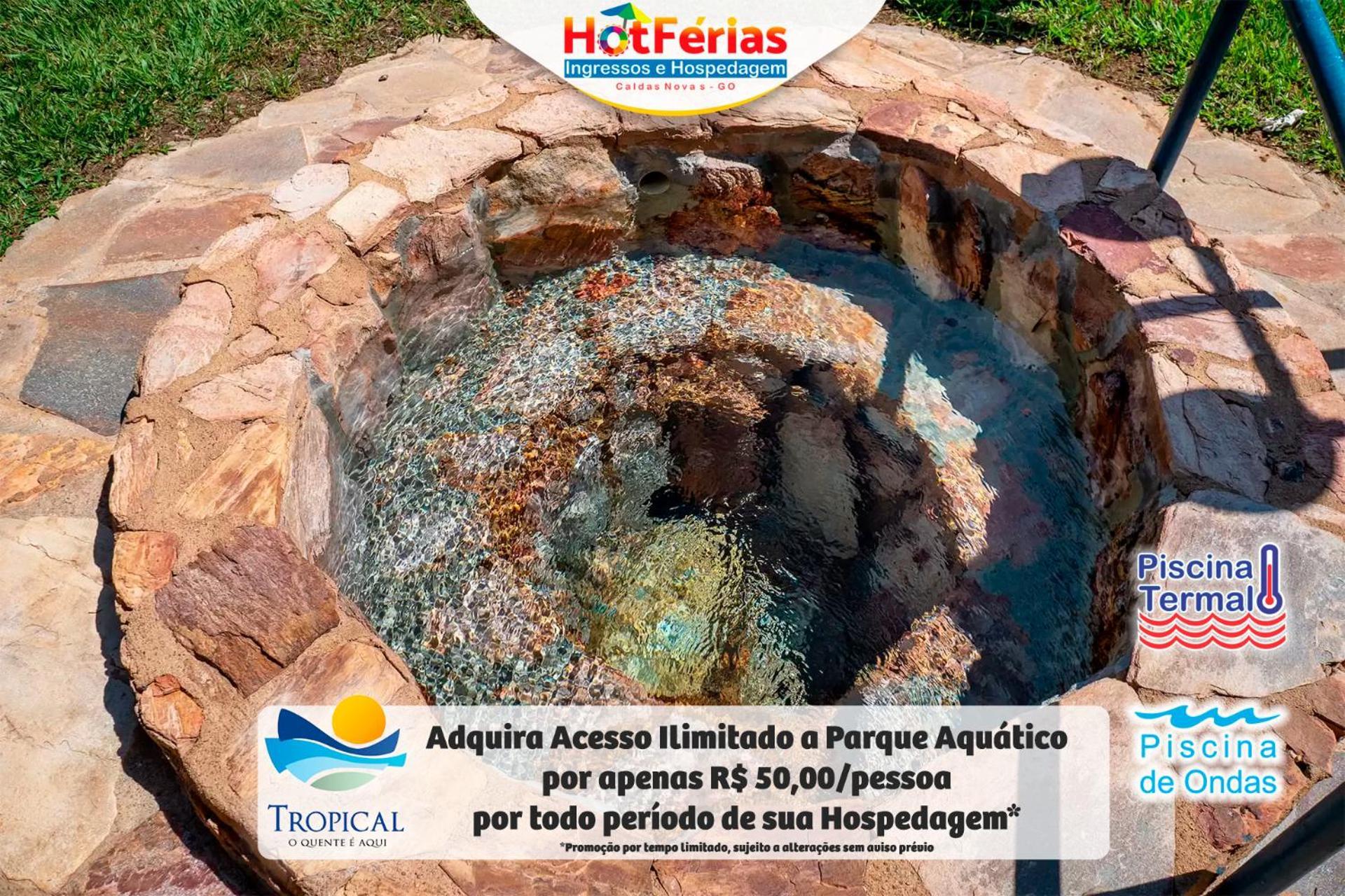 Flat Paradise, Piscinas Termais, Proximo Ao Centro - Hotferias Caldas Novas Eksteriør billede